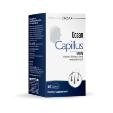 Комплекс для чоловіків при терапії випадіння волосся з вітамінами, мінералами та рослинними екстрактами Orzax Ocean Capillus Men, 60 таблеток